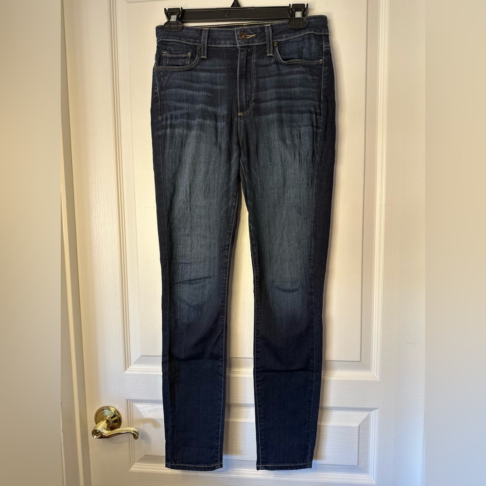 PAIGE Dark Indigo Ankle Jeans